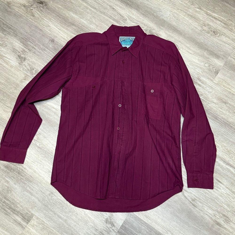 Men's vintage Bugle Boy button down‎ size medium